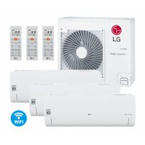 LG Klimagerät Standard Plus Trio-Set Big 2x PC09SK/ PC12SK/ MU4R27.U40 R32 7,9kW