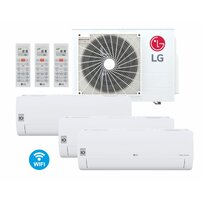 LG Klimagerät Standard PlusTrio-Set Tiny 3x PC09SK.NSJ/ MU4R25.U21 R32 7,0kW
