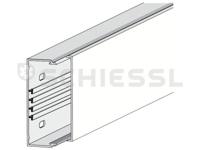 Licatec installation duct pure white CK 190X60 Mini (1pcs=2m)