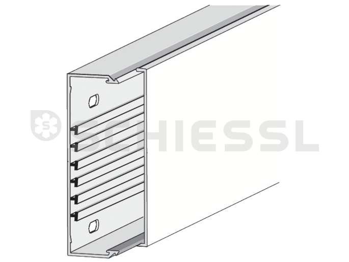 Licatec installation duct pure white CK 230X60 Mini (1pcs=2m)