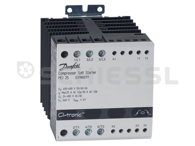 Danfoss electronic soft start MCI25C 25A  037N0077