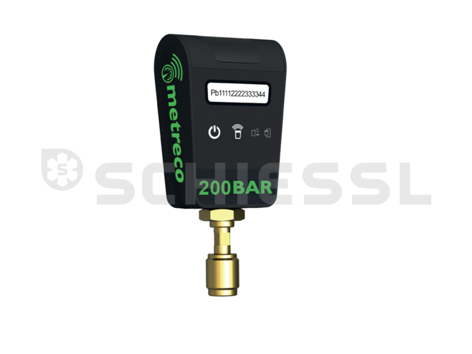 Metreco pressure sensor CO2 supercritical HP Pb0200M14S -1/+200bar 7/16''UNF