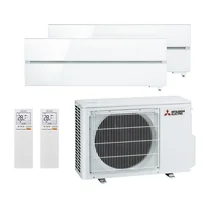 Mitsubishi heat pump duo set M Series MSZ-LN18VG2W / MSZ-LN35VG2W / MXZ-2F53VF