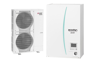 Mitsubishi ATW Waermepumpen Set PUZ-HWM 140yha erpx ym9d Schiessl