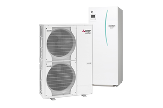 Mitsubishi Waermepumpe Set PUZ HWM140YHA + EHPT30X YM9ED Schiessl