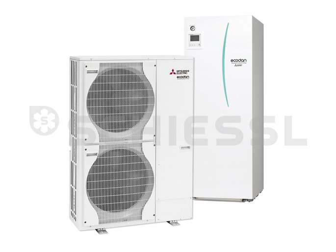Mitsubishi Waermepumpe Set PUZ HWM140YHA + EHPT30X YM9ED Schiessl