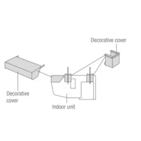 Mitsubishi closing cover PAC-SF81KC-E f.PCA-RP71HA