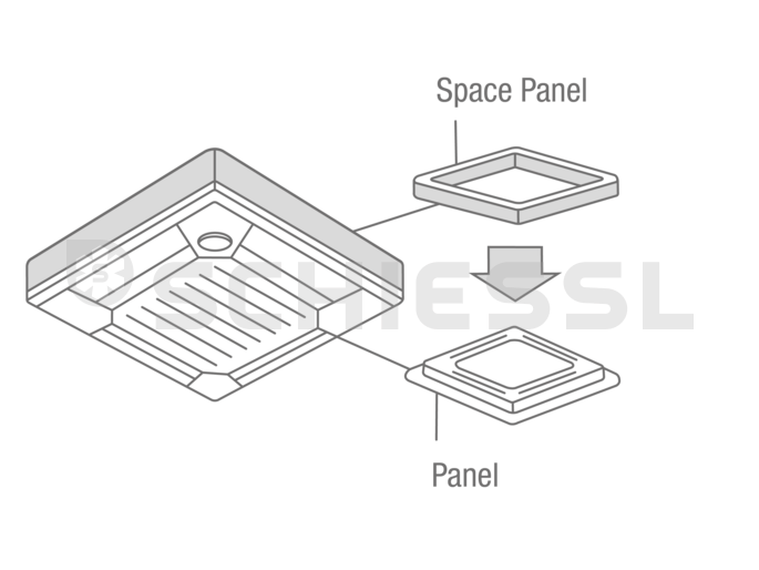 Sockelblende Mitsubishi PAC-SJ65AS-E