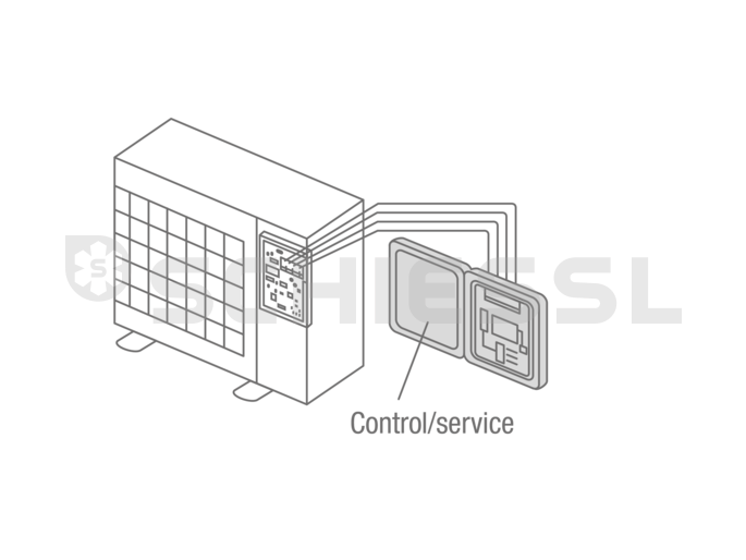 Service Display Mitsubishi PAC-SK52ST