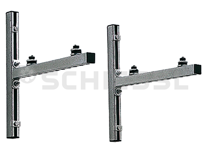 Müpro mounting bracket set 560mm with sound insulation 10120