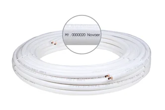 vorisoliertes Kupferrohr Bund mit Isolierung