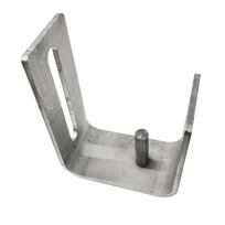 Novaer Halter-Set für Ölrückhaltewanne 2+2 Stck. für Dämpfungssockel