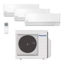 Panasonic Klimagerät TZ Trio CU-3Z52CBE/2xCS-MTZ16CKE, 1xCS-TZ35CKEW