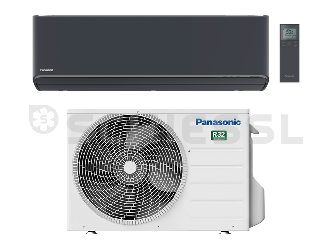 Panasonic Klimagerät Split Set ETHEREA Z CS/CU-XZ35ZKEW 3.5kW Graphit inkl.NanoeX