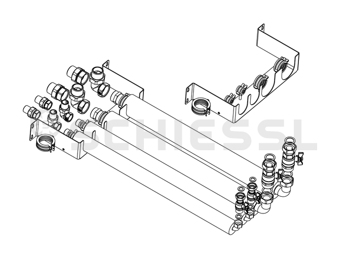 Panasonic heat pump flexible pipes PAW-ADC-PREKIT-H f.combi-hydro (J+H-Gen)