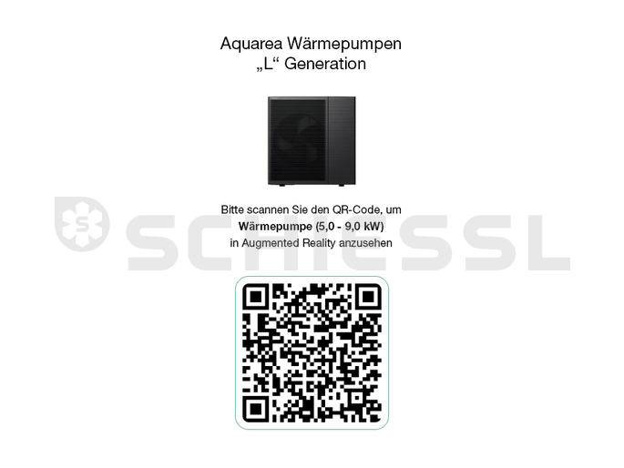 Panasonic Wärmepumpe LT Außengerät WH-WDG09LE5 Heizen/Kühlen 230V R290