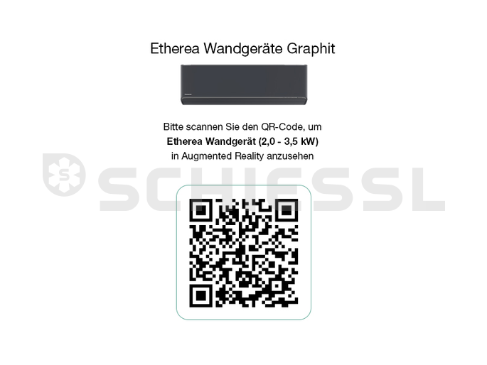 Panasonic ETHEREA Klimagerät Split Wand CS-XZ42ZKEW-H 4.2kW nanoe-X WLAN graphit