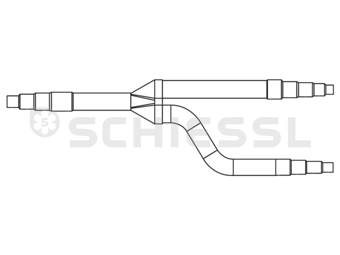 Panasonic Abzweiger 3-Leiter f. Inneng. CZ-P224BH2BM f. ECOi MF2 6N b. 22.4kW