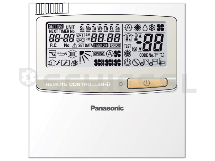 Panasonic cable remote control PACi/ECOi CZ-RTC2 standard wired remote control