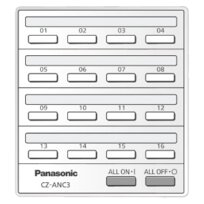 Panasonic Kommunikationssystem ECOi/PACi CZ-ANC3 Schalt-/Statustafel f.16 Inneng.