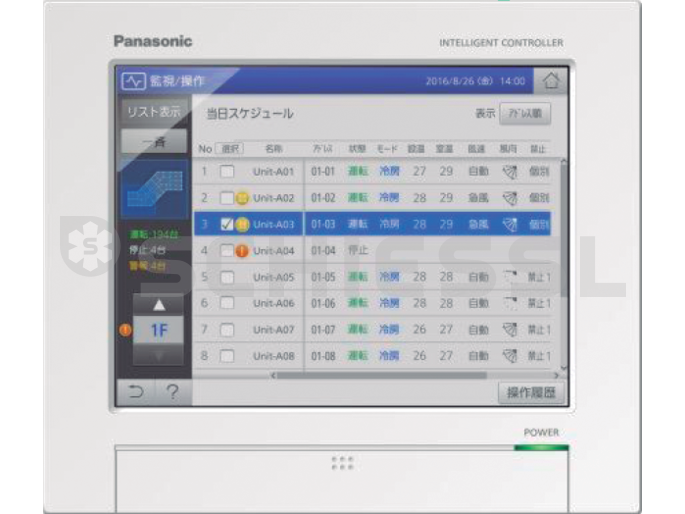Panasonic Kommunikationssystem ECOi/PACi CZ-256ESMC3 Touch-Screen Paneel b.256 IG