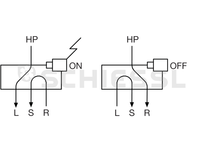 Ranco Umkehrventil 4-Wege V2-408060200 o.Spule