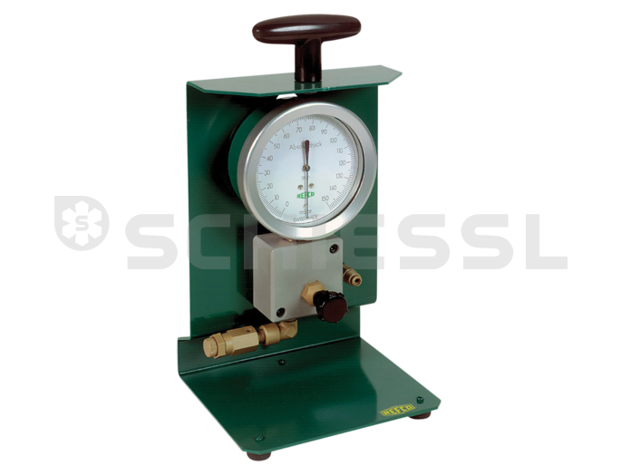 Refco absolute vacuum measuring stand with shut-off and safety valve type 19625