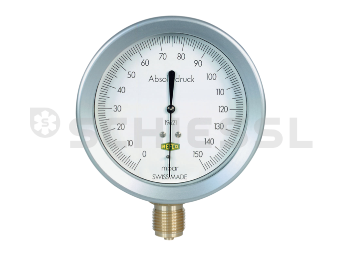 Dispositivo di misurazione del vuoto assoluto Refco 19621 100 mm 