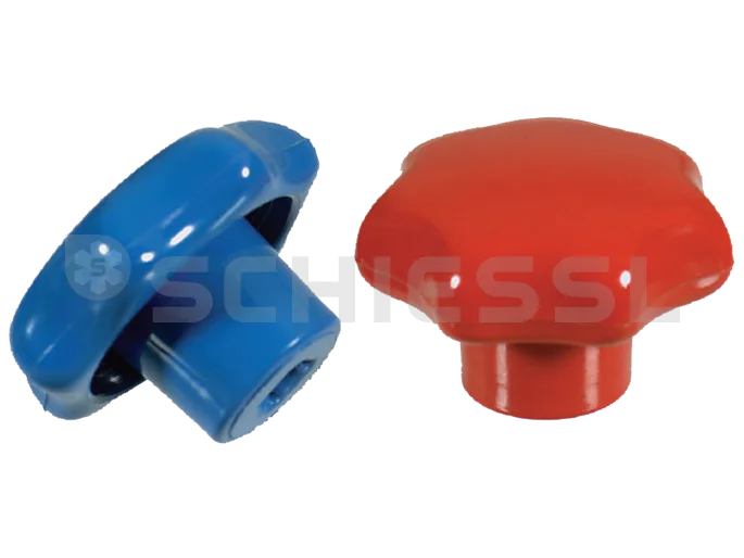 Refco Drehknopf Satz M2-6-09-SET-R+B  rot + blau