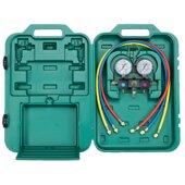 Refco 2-way electronic manifold in case BM2-3-DS-R32