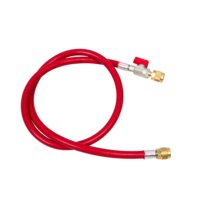 Refco Füllschlauch 60bar CA-CL-60 R 1500mm rot m.Kugelventil