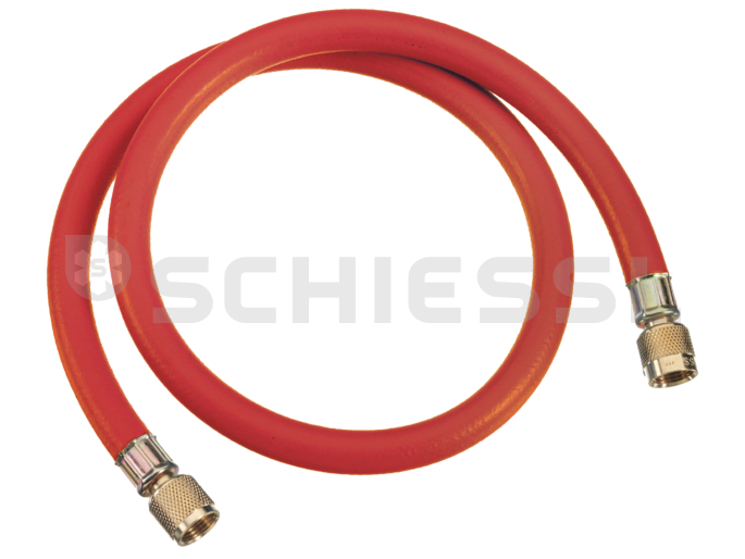 Refco filling hose 32bar HCL6-1/4-60 R 1500mm red 5/8''UNF