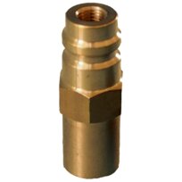 Refco automotive brass valve with insert RV-20/10 f. R134a + dust cap