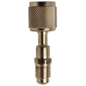 Quick coupling w. schrader valve straight QC-S410A/2 7/16"UNFx1/2"-20 o/i (2=Pack)