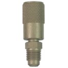 Quick coupling w. schrader valve straight V-35020 7/16"UNFx7/16"UNF