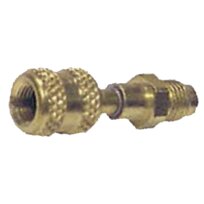 Quick coupling w. schrader valve straight 40560A  7/16"UNFx7/16"UNF