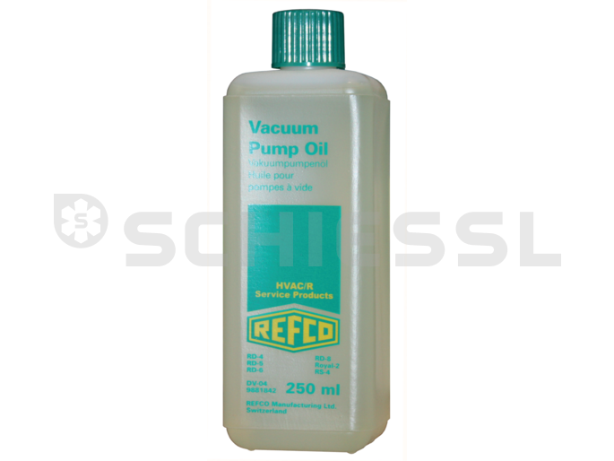 Refco vacuum pump oil DV - 04 / plastic can 0,25L