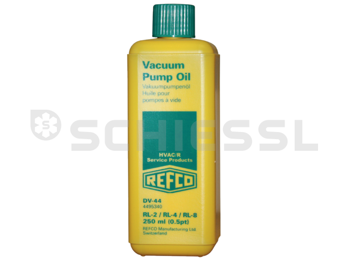 Refco Vakuumpumpenöl f.RL-4 DV-44 0,25L Plastikkanne