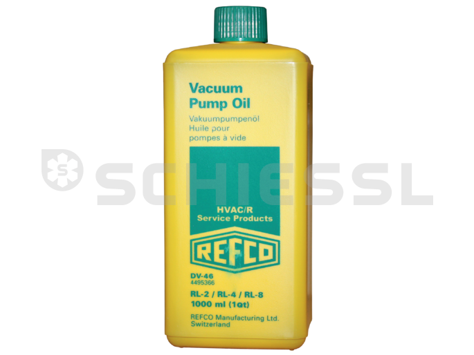 Refco vacuum pump oil for RL-4 DV-46 1,00L plastic can