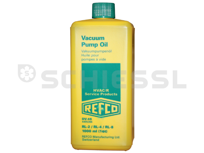 Refco Vakuumpumpenöl f.RL-4 DV-46 1,00L Plastikkanne