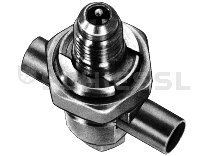 Refco schrader injection valve for pipe EZ-36-I 5-10mmx7/16"UNF