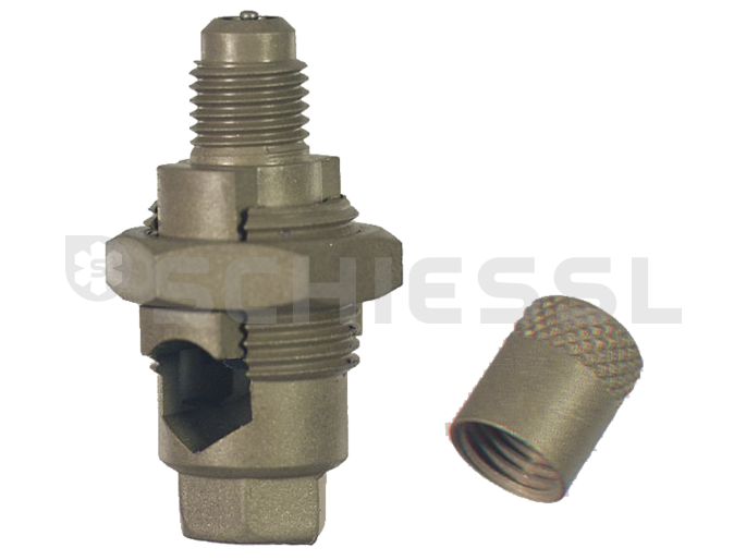 Refco schrader injection valve for pipe EZ-36-I 5-10mmx7/16"UNF