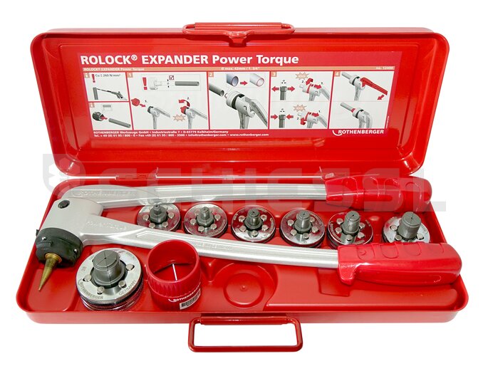 Rothenberger Expander Satz ROLOCK 10-12-15-16-18-22-28 mm