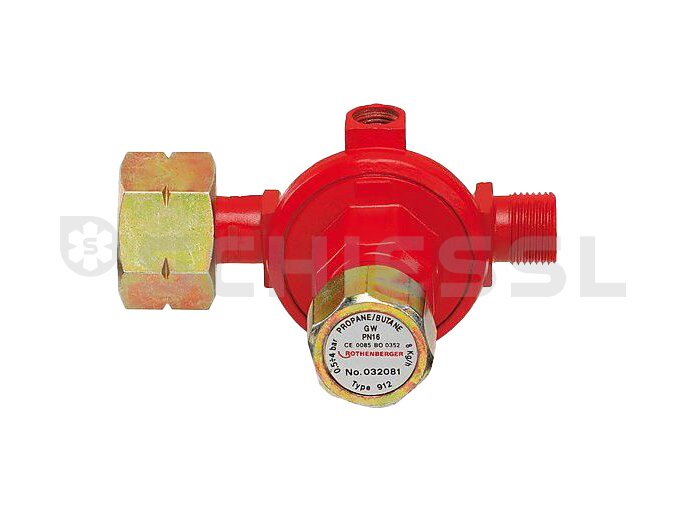 Rothenberger pressure regulator propane 0,5-6 bar W21,8x1/14x3/8'' 32081