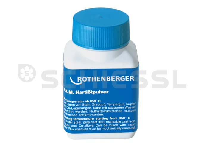 Rothenberger brazing powder HKM in plastic bottle 50g 35611