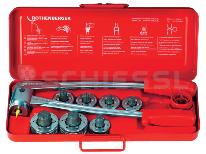 Rothenberger Expander Satz im Kasten ROCAM