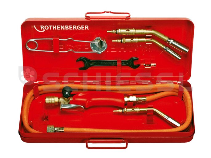 Rothenberger brazing equipment set AIRPROP with pressure regulator without bottle 31091
