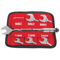 Rothenberger Drehmomentgabelschlüss.satz 17-29mm 8-teilig 175001