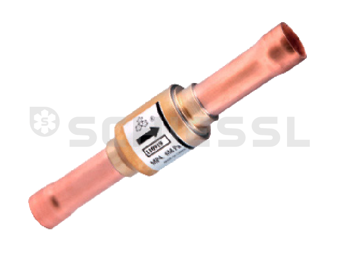 Sanhua check valve 46bar YCVS 17-77GSHC-1 7/8"-22mm solder