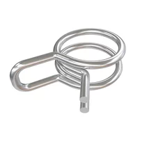 Sauermann double wire clamp f. PVC hose strengthened 6mm (25pcs)